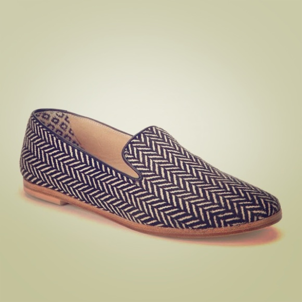 Matt Berson pony-hair Herringbone flats